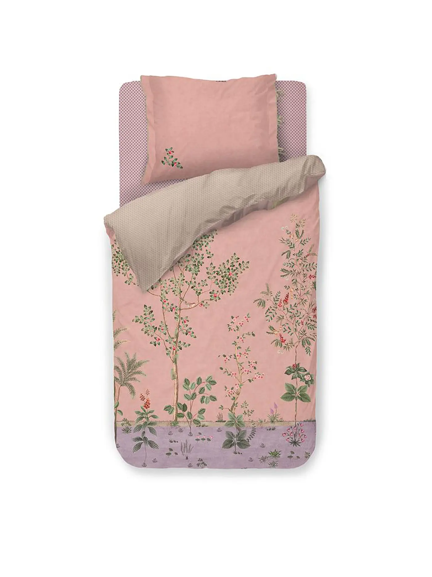 PIP STUDIO | Perkal Bettwäsche FATA MORGANA 70x90cm/140x200cm Rosa | 